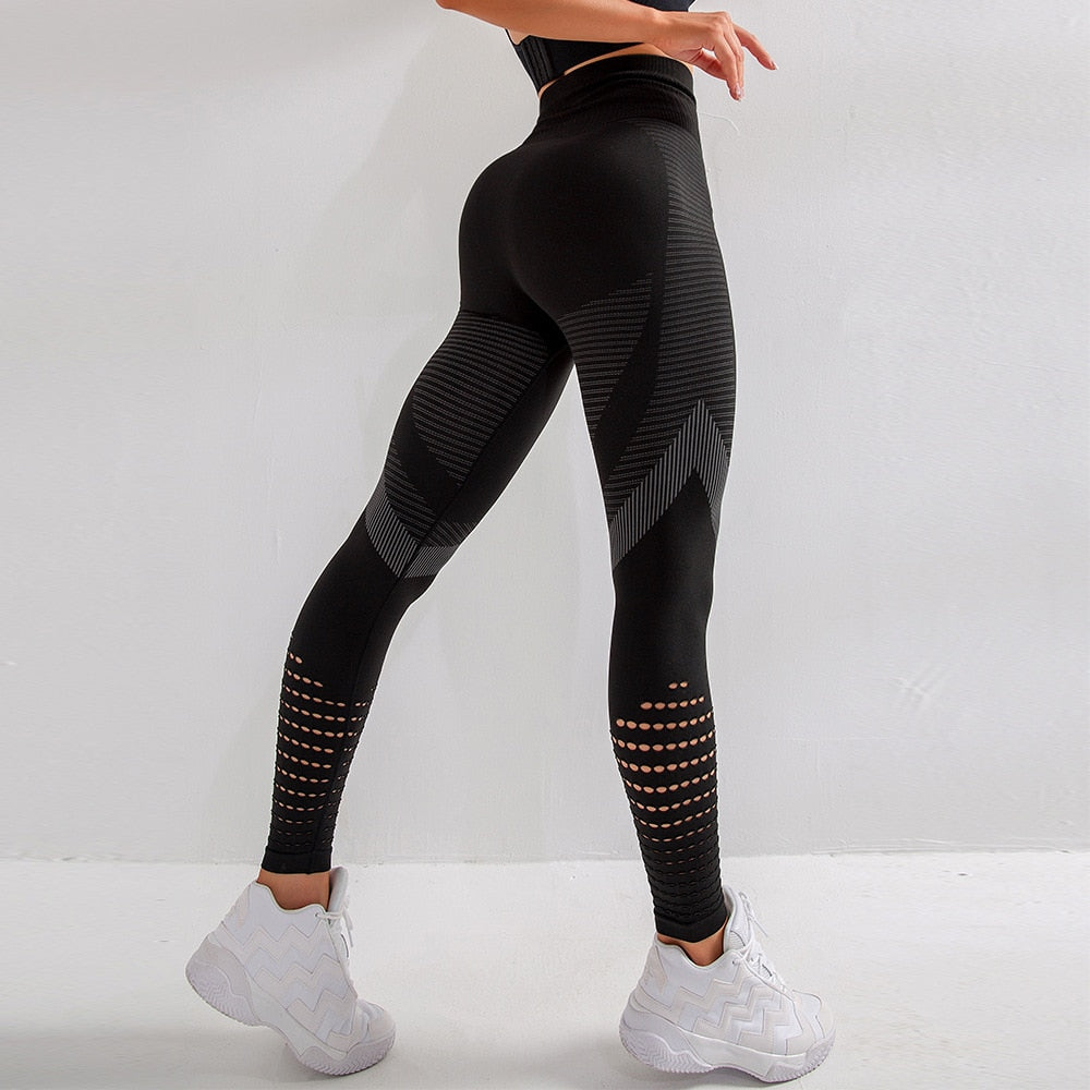 FITTOO Gym Seamless High Waist Leggings Tights Women Workout Breathable Fitness Clothing Female Stretchy Training Pants