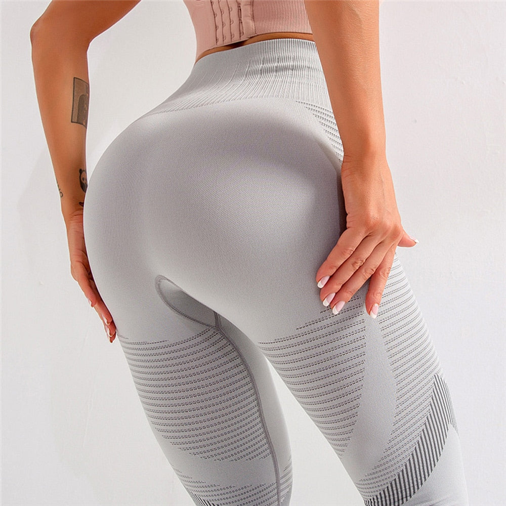 FITTOO Gym Seamless High Waist Leggings Tights Women Workout Breathable Fitness Clothing Female Stretchy Training Pants