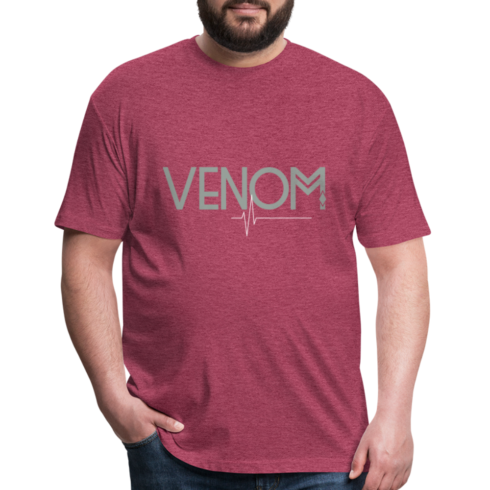 Venom Round neck T-shirt - heather burgundy