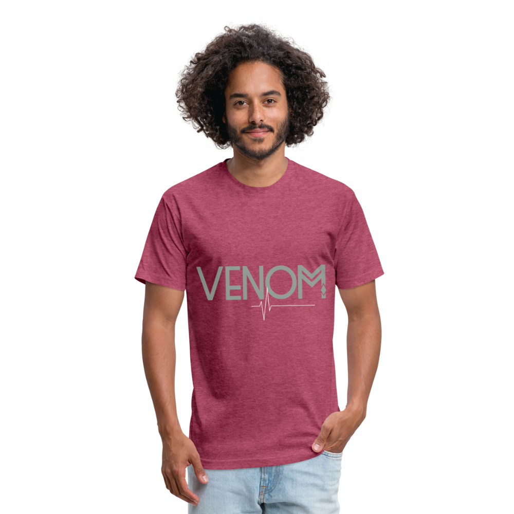 Venom Round neck T-shirt - heather burgundy