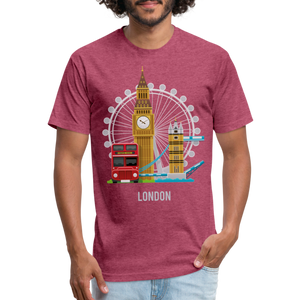 Radius Men t-shirt - heather burgundy