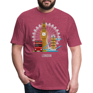 Radius Men t-shirt - heather burgundy